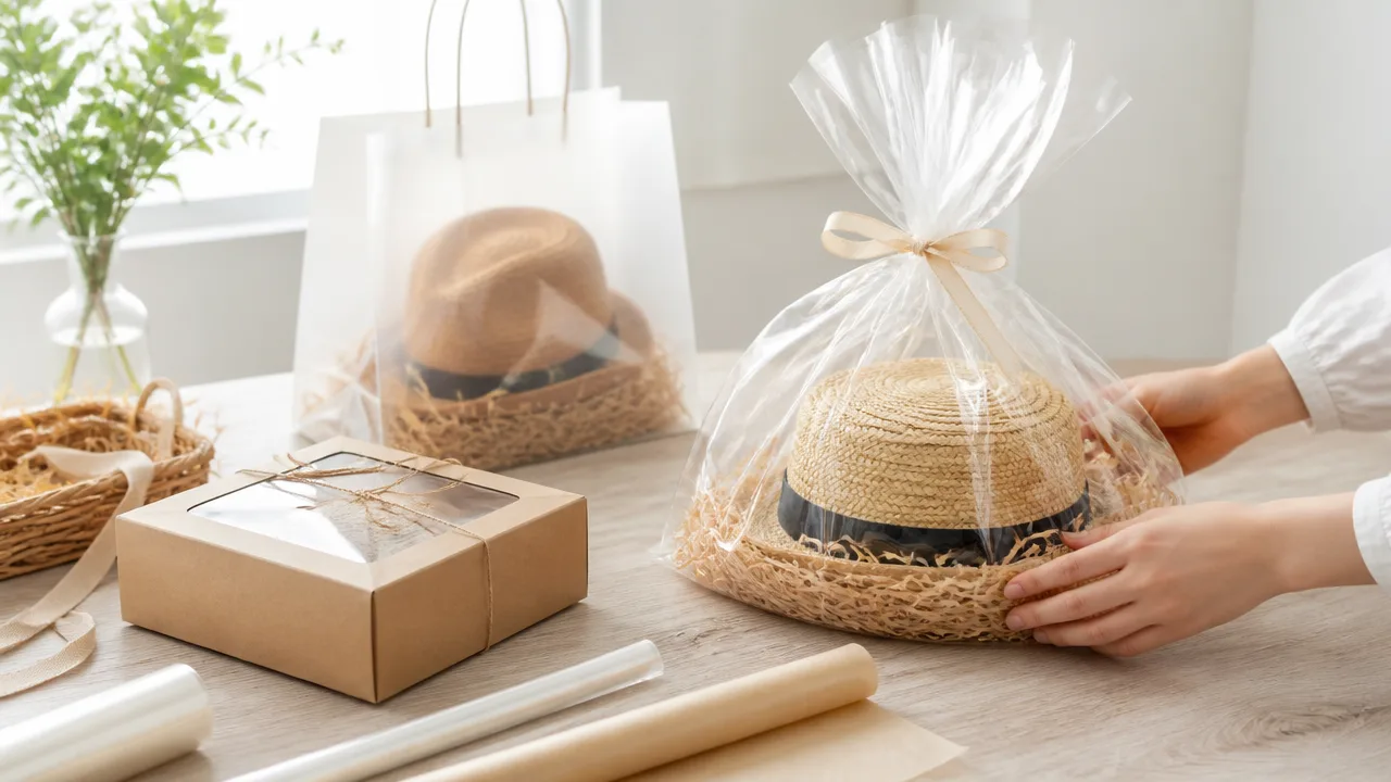 帽子のラッピングは100均で簡単に！包み方と材料を紹介
