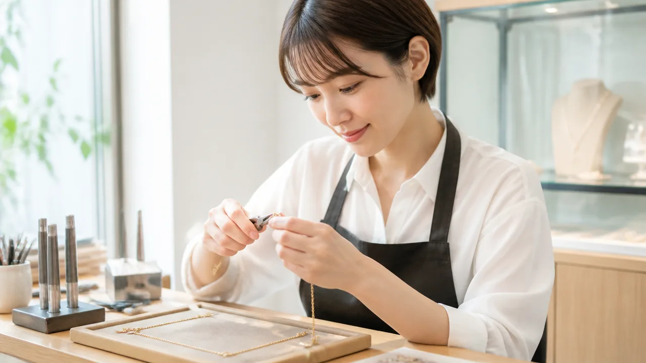ネックレスを短くする結び方は？簡単な調整方法と注意点