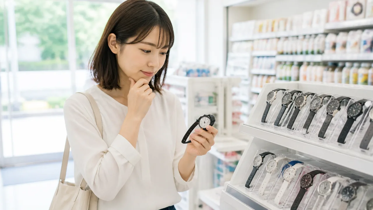時計を忘れたらコンビニで買える？取扱店と代用品を紹介