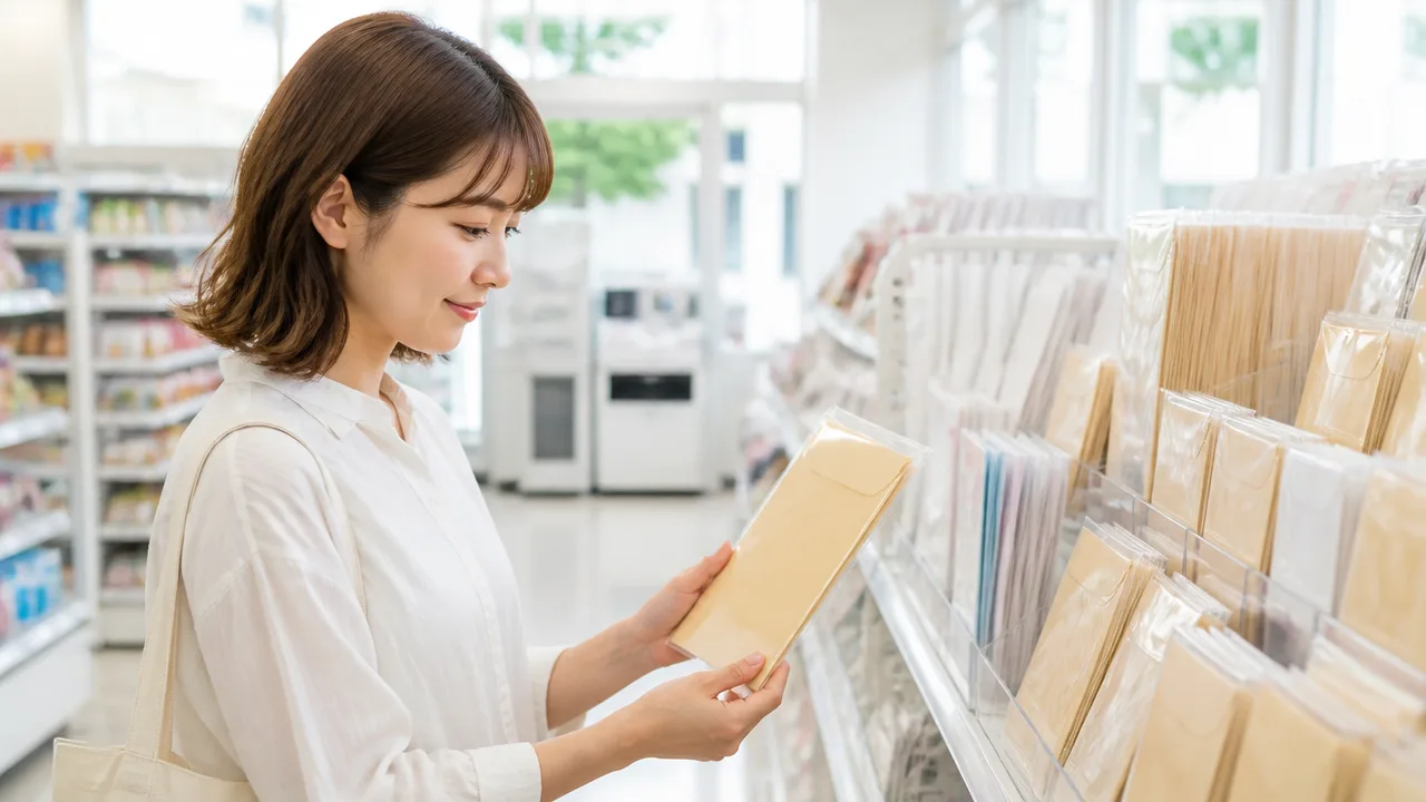 コンビニで封筒は買える？種類や値段、売り場をわかりやすく紹介