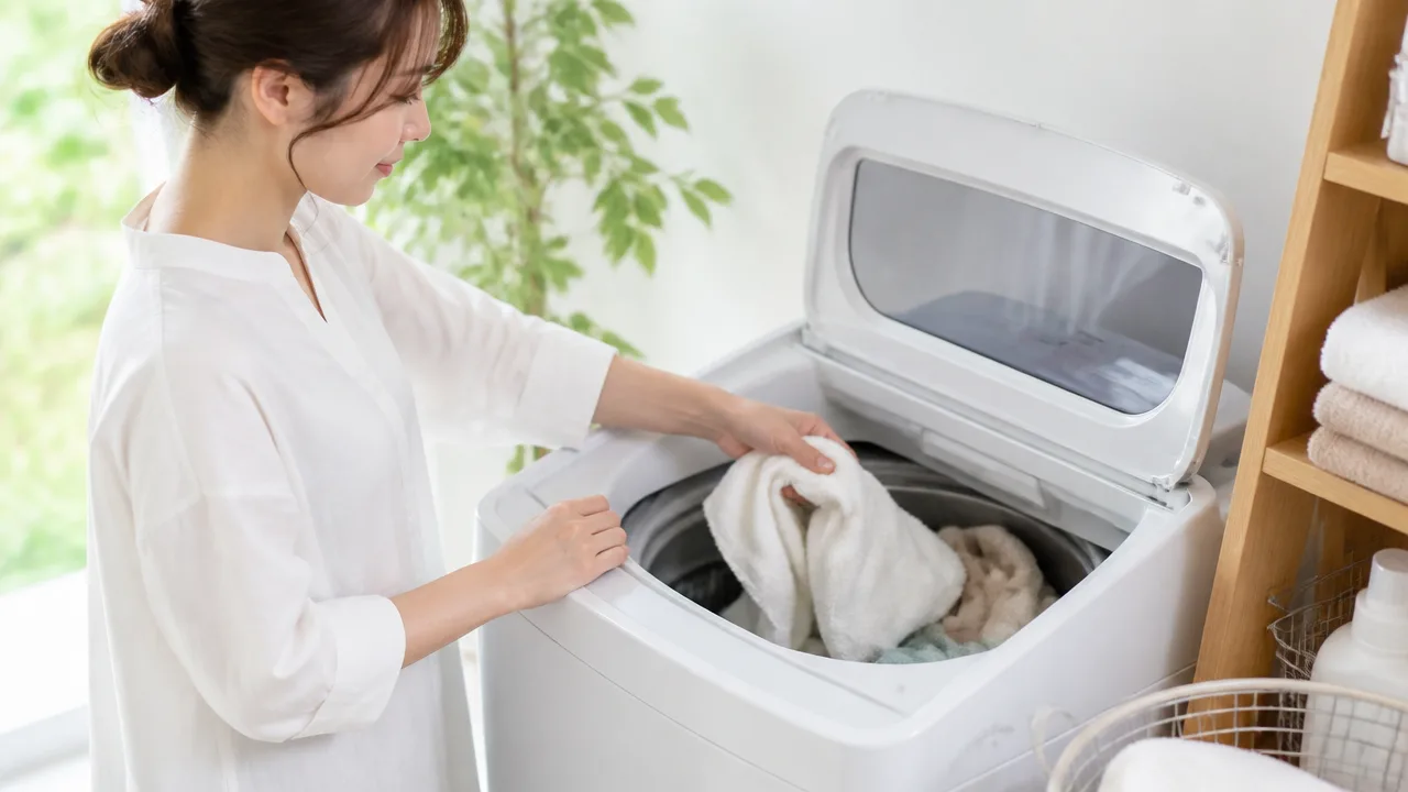 洗濯機片寄り防止グッズは100均にある?種類や選び方、使い方を解説