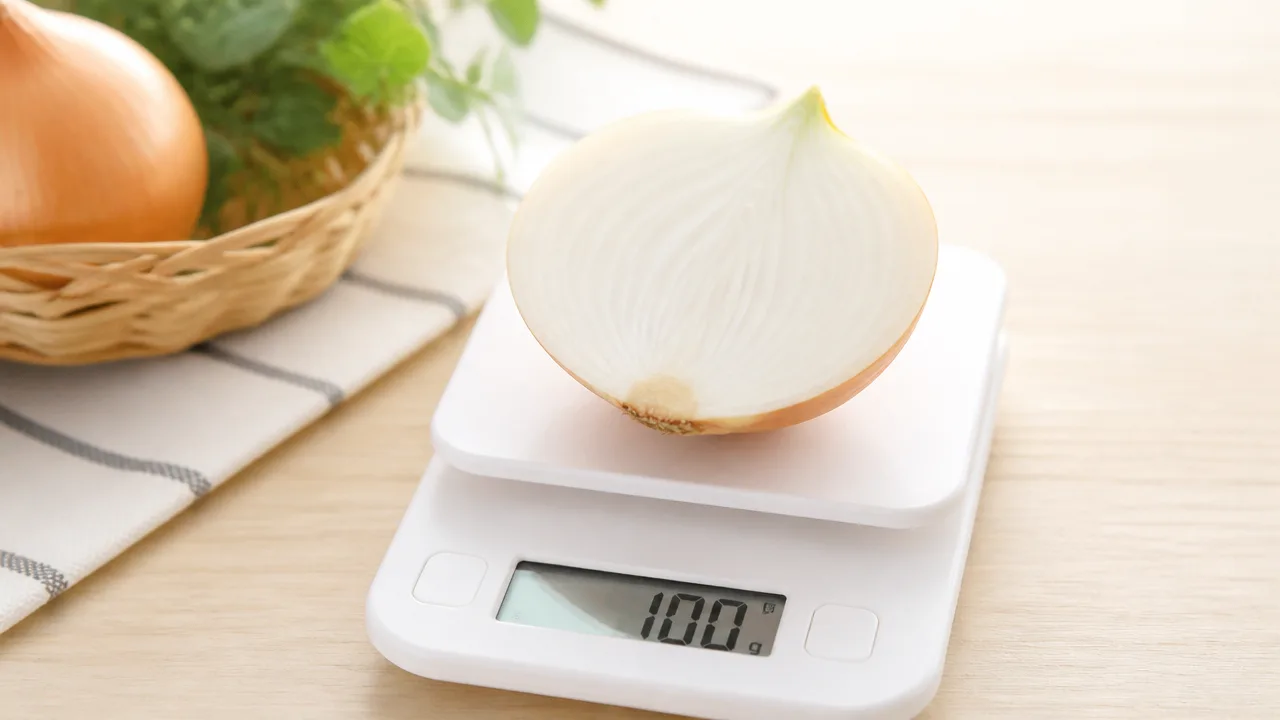 玉ねぎ1/2個は何グラム？サイズ別の重さと量り方を解説