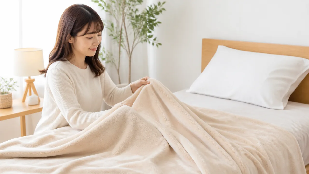 毛布はいつから使う？気温の目安と季節ごとの選び方