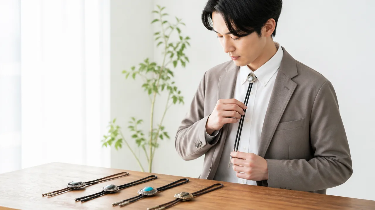 ループタイがおじいちゃんっぽく見えるのはなぜ？由来と今風の選び方